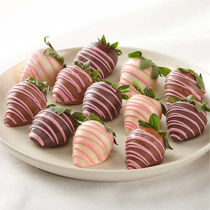 product image for One Dozen Pink Chocolate Covered Strawberries