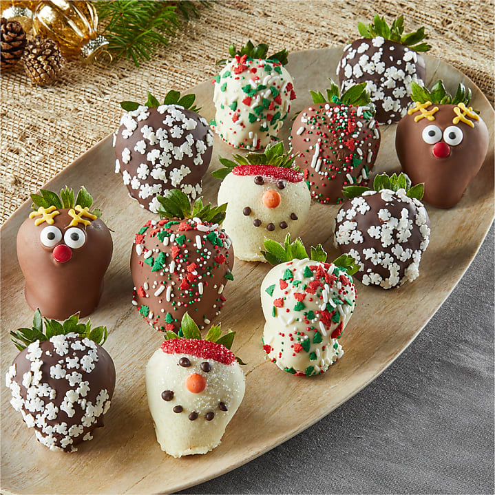 product image for Holiday Fun Belgian Chocolate Covered Strawberries 12 Piece