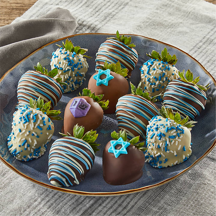 product image for Belgian Chocolate Covered Hanukkah Strawberries