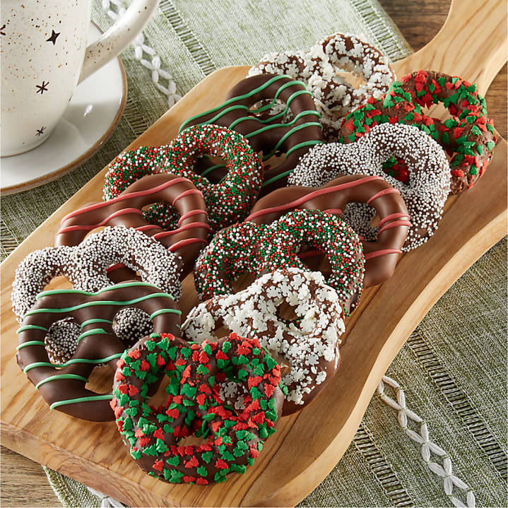 product image for Holiday Belgian Chocolate Covered Pretzel Twists
