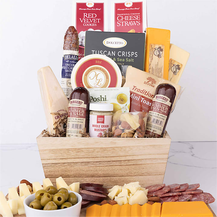 product image for Premium Charcuterie & Cheese Gift Basket