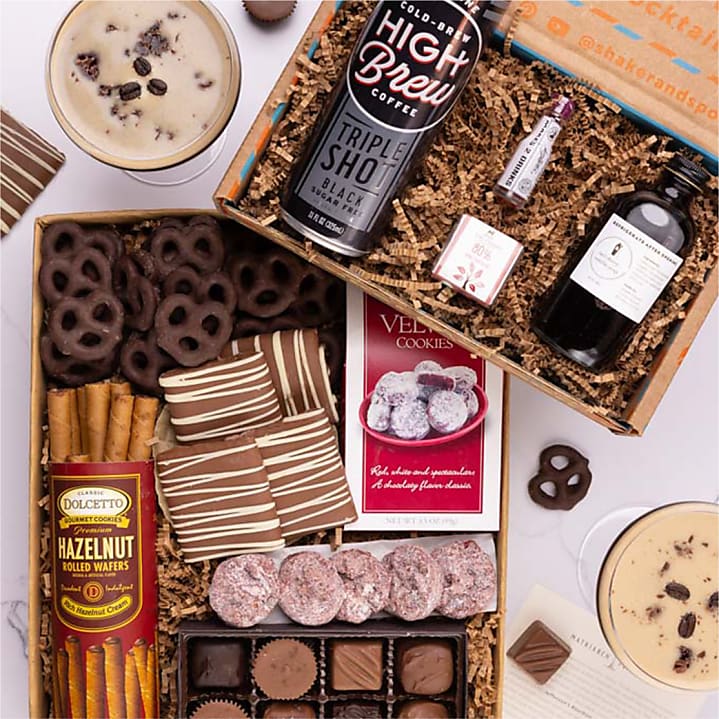 product image for Chocolate & Sweets Box with Chocolate Cherry Espresso Martini Cocktail Kit